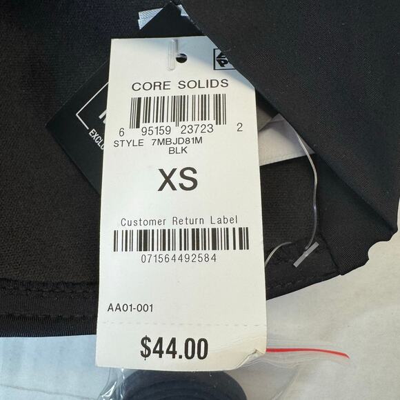 Bar III Women’s Swimwear Core Solids Twist Bandeau Bikini Top Black NWT XS - Picture 6 of 8